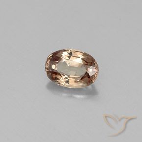 0.63 ct Yellow Color-Change Garnet Stone, Natural Color-Change Garnet in Oval Facet Shape for Sale