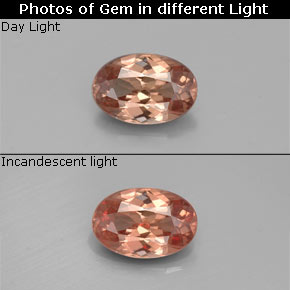 0.55 ct Color-Change Color-Change Garnet Gemstone, Color-Change Garnet Gem in Oval Facet Shape for Sale.