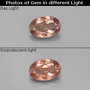 0.50 ct Multicolor Color-Change Garnet Gemstone, Color-Change Garnet Gem in Oval Facet Shape for Sale.