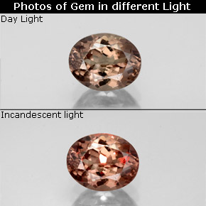 1.11 ct Color-Change Color-Change Garnet Gemstone, Color-Change Garnet Gem in Oval Facet Shape for Sale.