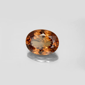 5.98 ct Multicolor Color-Change Garnet Stone, Natural Color-Change Garnet in Oval Facet Shape for Sale