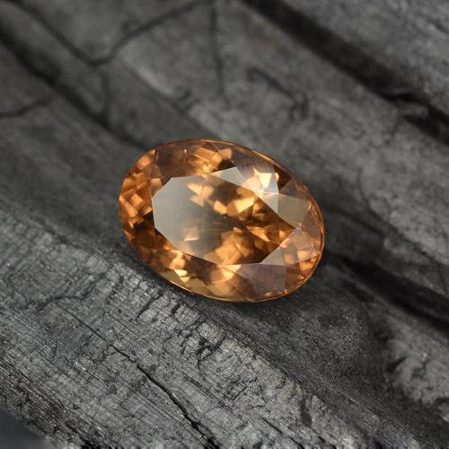 3.77 ct Brown Color-Change Garnet Stone, Natural Color-Change Garnet in Oval Facet Shape for Sale