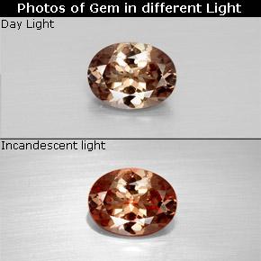1.6ct Oval Facet Golden Brown to Orange Color-Change Garnet Gem for sale 1.6ct Oval Facet Golden Brown to Orange Color-Change Garnet Gem (ID: 344762)