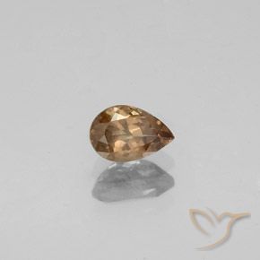 0.64 ct Brown Color-Change Garnet Stone, Natural Color-Change Garnet in Pear Facet Shape for Sale