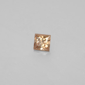 0.40 ct Multicolor Color-Change Garnet Stone, Natural Color-Change Garnet in Princess-Cut Shape for Sale
