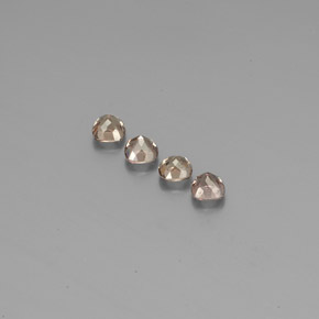 Color-Change Garnet Gemstones in 4.1 x 4.1 mm Size for Sale, Color-Change Garnet Stones in Golden Brown to Orange Color