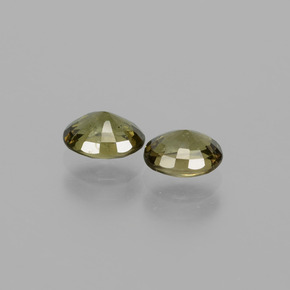 Color-Change Garnet Gemstones in 5.5 x 4.5 mm Size for Sale, Color-Change Garnet Stones in Greenish Brown To Red Pink Color