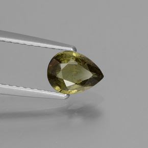 0.83 ct Multicolor Color-Change Garnet Stone, Natural Color-Change Garnet in Pear Facet Shape for Sale
