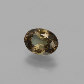 0.89 ct Brown Color-Change Garnet Stone, Natural Color-Change Garnet in Oval Facet Shape for Sale
