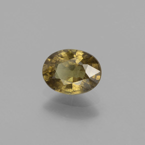 0.85 ct Brown Color-Change Garnet Stone, Natural Color-Change Garnet in Oval Facet Shape for Sale