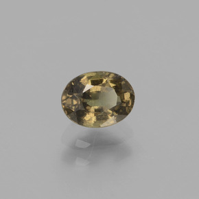 0.74 ct Brown Color-Change Garnet Stone, Natural Color-Change Garnet in Oval Facet Shape for Sale