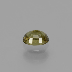 Color-Change Garnet Gemstone in 5.2 x 3.9 mm Size for Sale, Color-Change Garnet Stone in Greenish Golden Brown Color