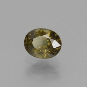 1.36 ct Multicolor Color-Change Garnet Stone, Natural Color-Change Garnet in Oval Facet Shape for Sale