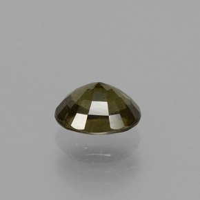 Color-Change Garnet Gemstone in 7 x 5.6 mm Size for Sale, Color-Change Garnet Stone in Greenish Brown To Red Pink Color