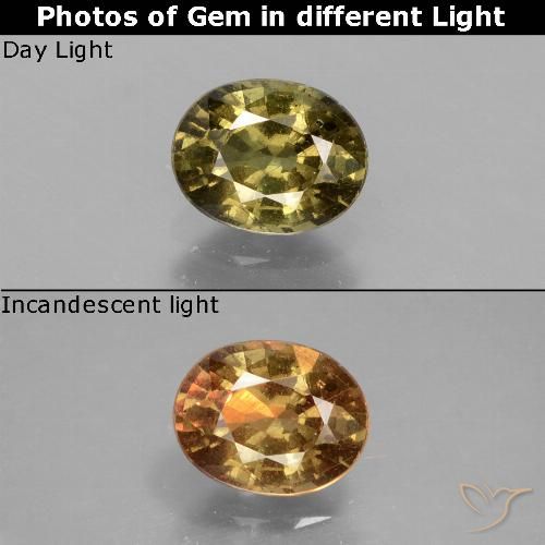 0.92 قيراط عقيق بيضاوي قص متغير اللون ، <cite dir="ltr" lang="en">6.4 x 5.1</cite> مم من البرازيل, Photo A