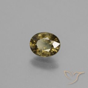 0.85 ct Brown Color-Change Garnet Stone, Natural Color-Change Garnet in Oval Facet Shape for Sale