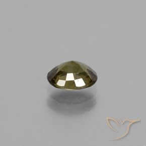 Color-Change Garnet Gemstone in 6.3 x 5 mm Size for Sale, Color-Change Garnet Stone in Medium-Dark Brown Color
