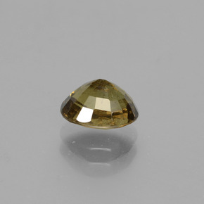 Color-Change Garnet Gemstone in 6.9 x 5.2 mm Size for Sale, Color-Change Garnet Stone in Greenish Golden Brown Color