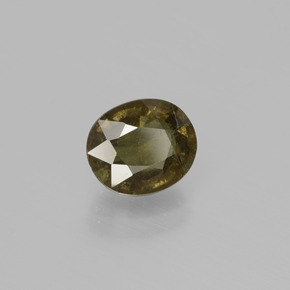 1.38 ct Multicolor Color-Change Garnet Stone, Natural Color-Change Garnet in Oval Facet Shape for Sale