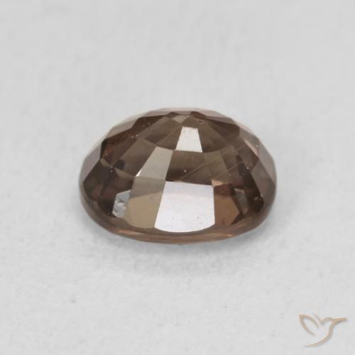 Color-Change Garnet Gemstone in 7 x 5.5 mm Size for Sale, Color-Change Garnet Stone in Medium Light Brown Color