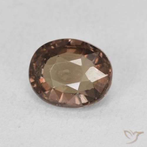 1.38 ct Brown Color-Change Garnet Stone, Natural Color-Change Garnet in Oval Facet Shape for Sale