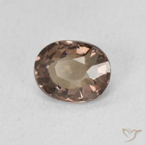 1.05 ct Brown Color-Change Garnet Stone, Natural Color-Change Garnet in Oval Facet Shape for Sale
