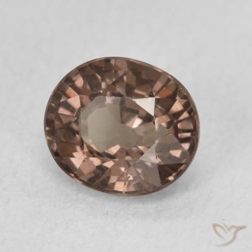 1.24 ct Brown Color-Change Garnet Stone, Natural Color-Change Garnet in Oval Facet Shape for Sale