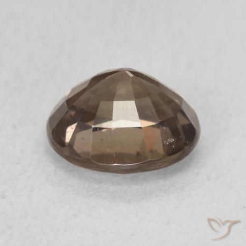 Color-Change Garnet Gemstone in 6.5 x 5.6 mm Size for Sale, Color-Change Garnet Stone in Medium Light Brown Color