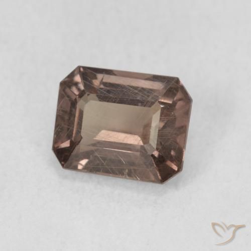 1.18 ct Brown Color-Change Garnet Stone, Natural Color-Change Garnet in Octagon Step Cut Shape for Sale