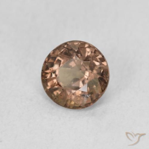0.92 ct Brown Color-Change Garnet Stone, Natural Color-Change Garnet in Round Facet Shape for Sale