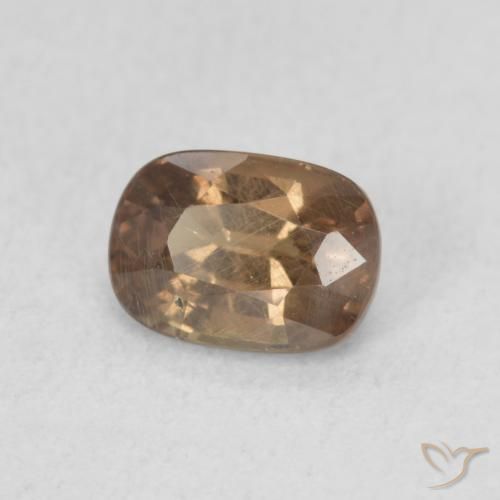 1.08 ct Brown Color-Change Garnet Stone, Natural Color-Change Garnet in Oval Facet Shape for Sale