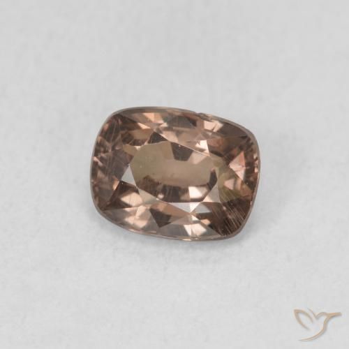 0.98 ct Brown Color-Change Garnet Stone, Natural Color-Change Garnet in Cushion-Cut Shape for Sale