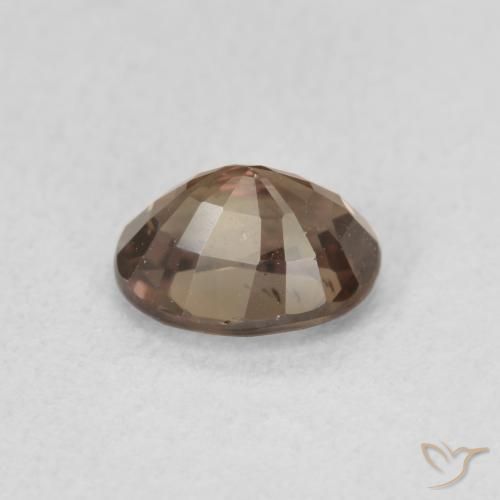 Color-Change Garnet Gemstone in 6.9 x 5.2 mm Size for Sale, Color-Change Garnet Stone in Medium Light Brown Color