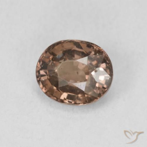 1.37 ct Brown Color-Change Garnet Stone, Natural Color-Change Garnet in Oval Facet Shape for Sale