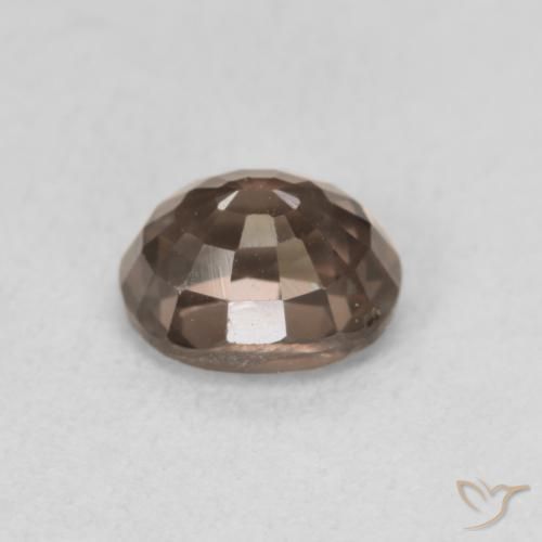 Color-Change Garnet Gemstone in 6.7 x 5.6 mm Size for Sale, Color-Change Garnet Stone in Medium Light Brown Color