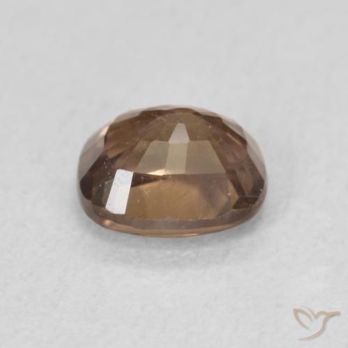 Color-Change Garnet Gemstone in 5.9 x 5 mm Size for Sale, Color-Change Garnet Stone in Medium Light Brown Color