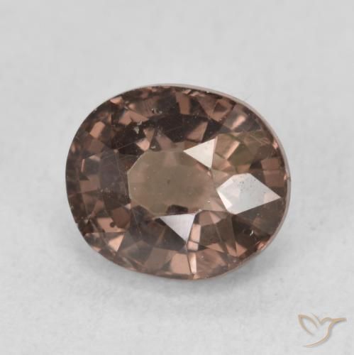 1.60 ct Brown Color-Change Garnet Stone, Natural Color-Change Garnet in Oval Facet Shape for Sale