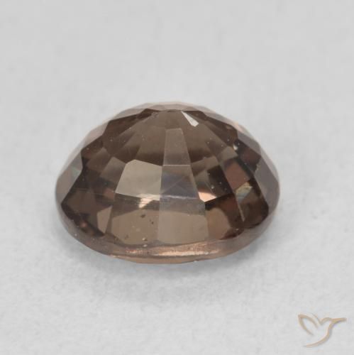 Color-Change Garnet Gemstone in 6.5 x 5.9 mm Size for Sale, Color-Change Garnet Stone in Medium Light Brown Color