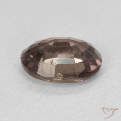 Color-Change Garnet Gemstone in 7.2 x 5.4 mm Size for Sale, Color-Change Garnet Stone in Medium Light Brown Color