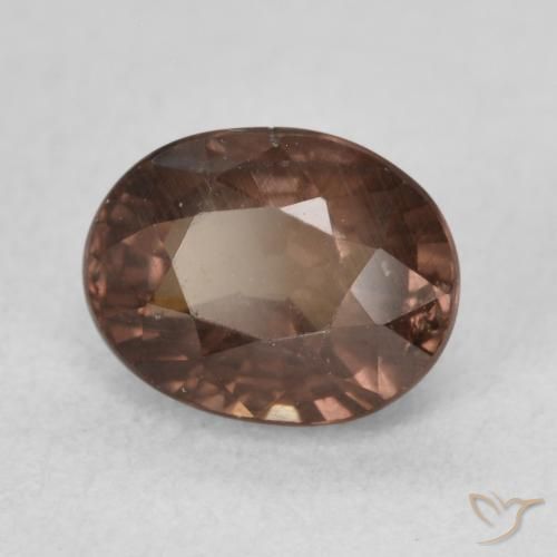 1.65 ct Brown Color-Change Garnet Stone, Natural Color-Change Garnet in Oval Facet Shape for Sale