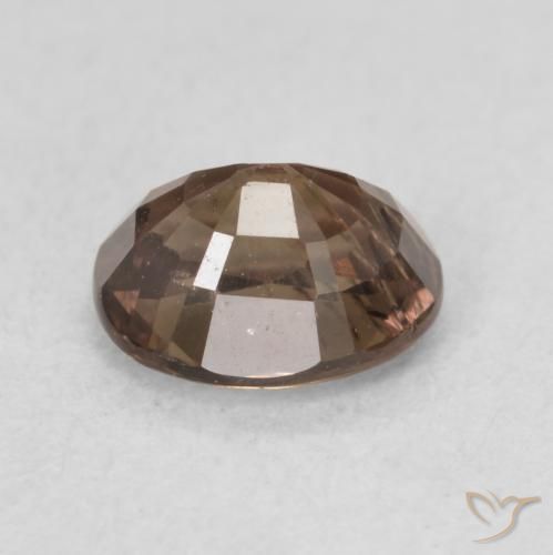 Color-Change Garnet Gemstone in 6.9 x 5.5 mm Size for Sale, Color-Change Garnet Stone in Medium Light Brown Color