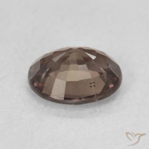 Color-Change Garnet Gemstone in 6.8 x 5.6 mm Size for Sale, Color-Change Garnet Stone in Medium Light Brown Color