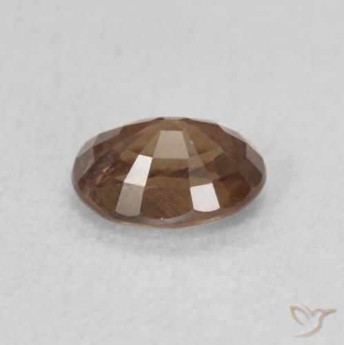 Color-Change Garnet Gemstone in 6.1 x 4.8 mm Size for Sale, Color-Change Garnet Stone in Medium Light Brown Color
