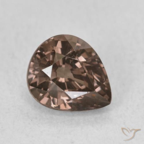 1.14 ct Brown Color-Change Garnet Stone, Natural Color-Change Garnet in Pear Facet Shape for Sale