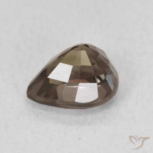 Color-Change Garnet Gemstone in 6.4 x 5.4 mm Size for Sale, Color-Change Garnet Stone in Dark Brown Color
