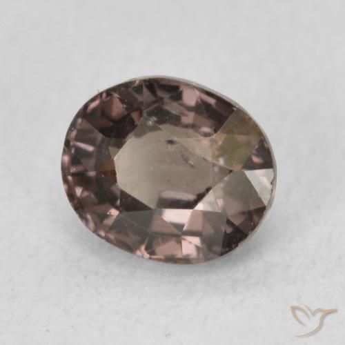 1.36 ct Brown Color-Change Garnet Stone, Natural Color-Change Garnet in Oval Facet Shape for Sale