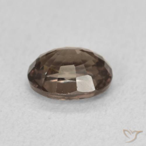 Color-Change Garnet Gemstone in 6.2 x 5 mm Size for Sale, Color-Change Garnet Stone in Dark Brown Color