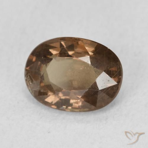 1.16 ct Brown Color-Change Garnet Stone, Natural Color-Change Garnet in Oval Facet Shape for Sale