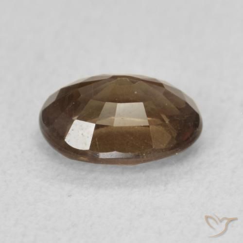 Color-Change Garnet Gemstone in 7 x 5.2 mm Size for Sale, Color-Change Garnet Stone in Dark Brown Color