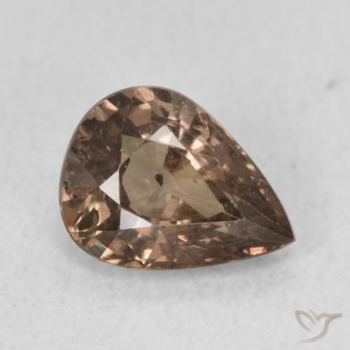 1.08 ct Brown Color-Change Garnet Stone, Natural Color-Change Garnet in Pear Facet Shape for Sale